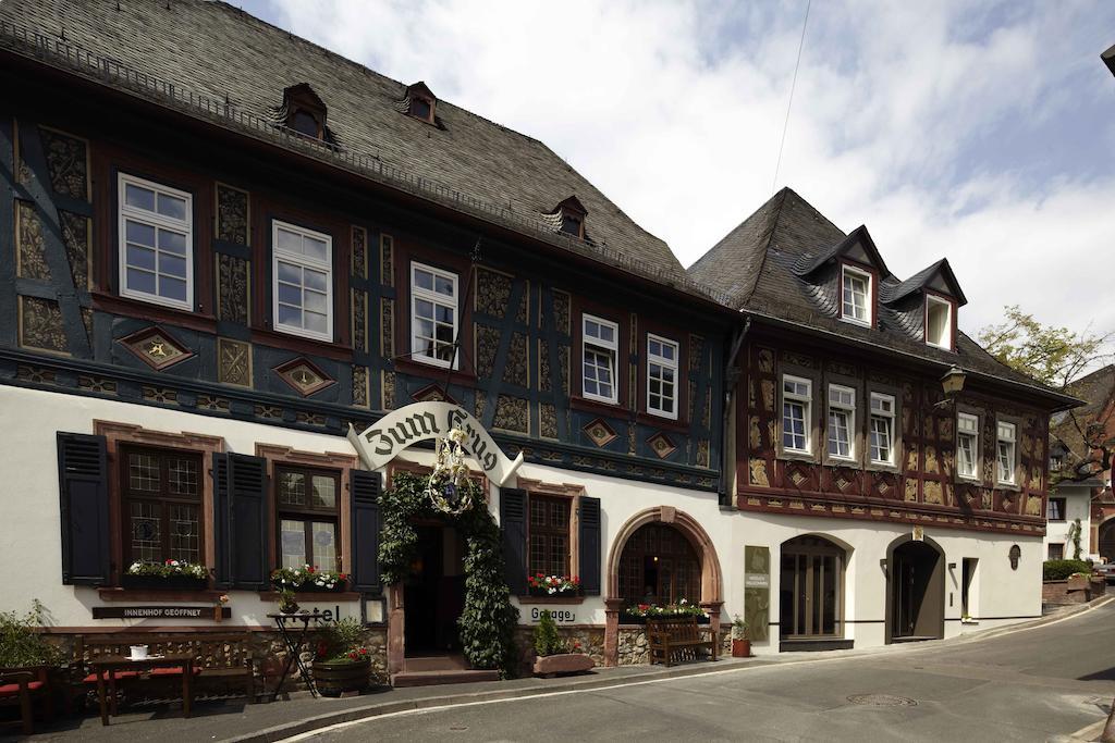 Hotel Und Weinhaus Zum Krug Eltville am Rhein Dış mekan fotoğraf